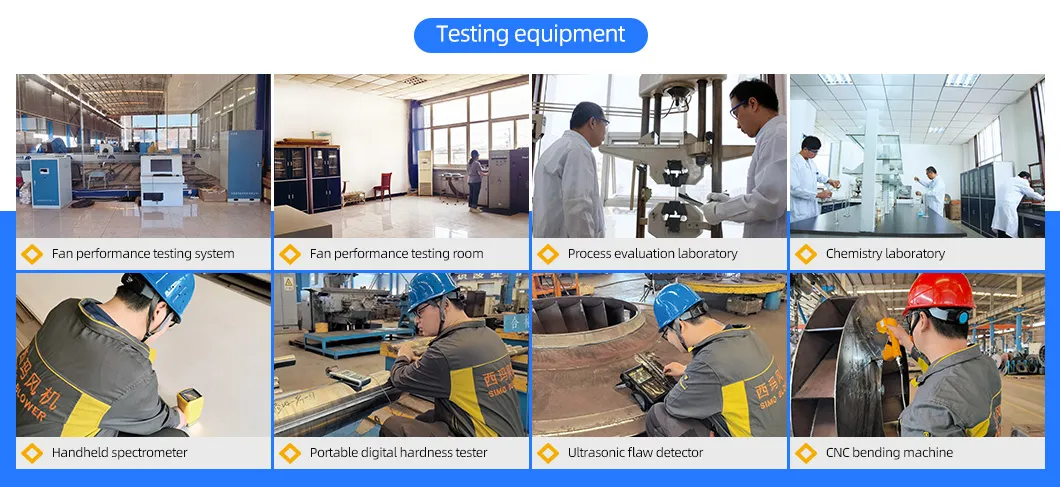 5-12 serie de horno de arco eléctrico purificación de gases de escape ventilador centrífugo ventilador de corriente inducido 7