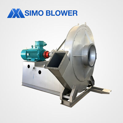 calidad Ventilador centrífugo de alta presión personalizable para el transporte de gas a alta temperatura con materiales resistentes al calor Fábrica